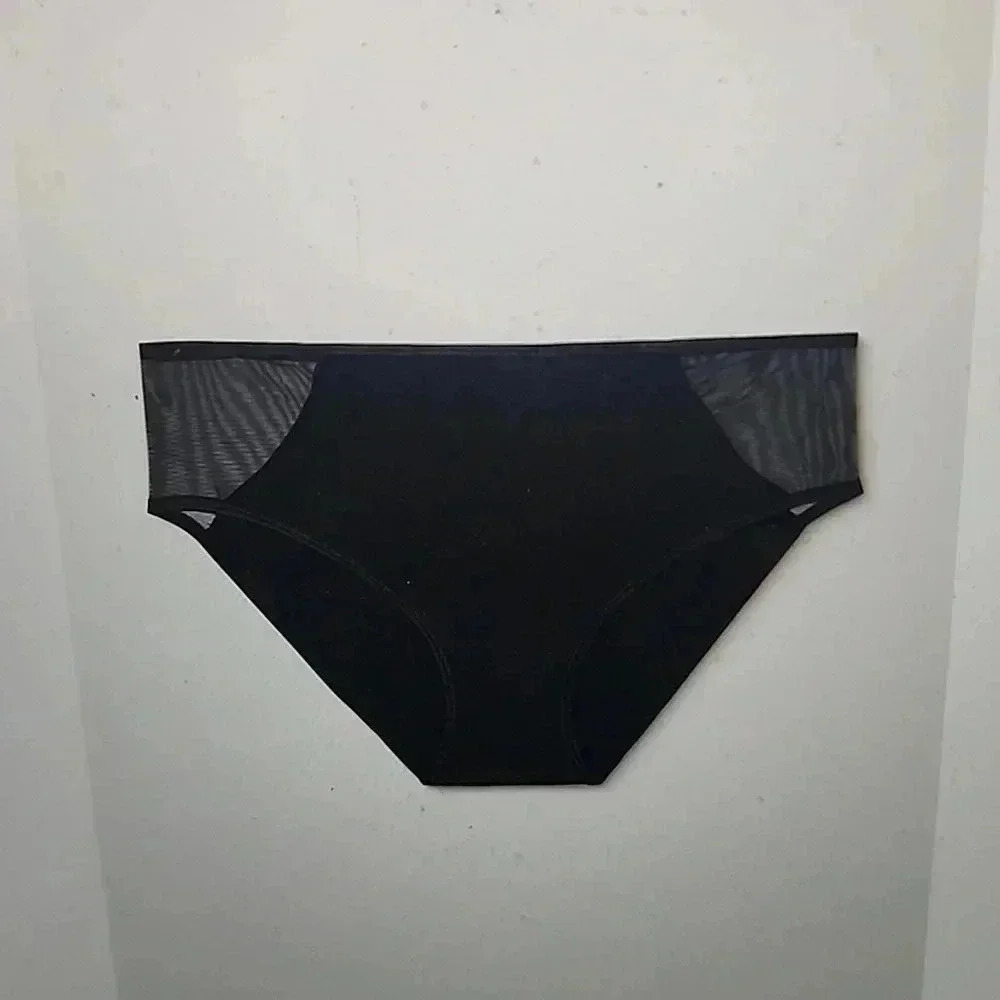 ELSE GIGI TULLE TRIMMED STRETCH JERSEY BOY SHORTS SIZE S